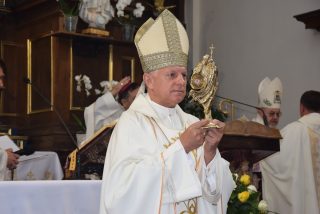 Przekazanie relikwii św. Jana Pawła II_klasztor Węgrów_25.07.2020