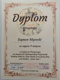 Pielgrzymka Szkół im. Jana Pawła II_Jasna Góra_8.10.2020