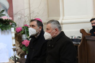 Uroczystości upamiętniające 55. rocznicę postawienia krzyża we wsi Olendy_Rudka_25.04.2021